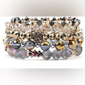 Beautiful glass beaded bracelets